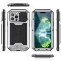 R-JUST Pancerne Etui Antywstrząsowe do iPhone 13 Pro srebrne