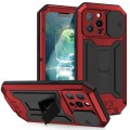 R-JUST Pancerne Etui Antywstrząsowe do iPhone 13 Pro czerwone