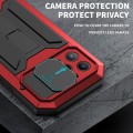 R-JUST Pancerne Etui Antywstrząsowe do iPhone 13 Pro czerwone