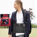 Shockproof Pancerne Etui z Paskiem do iPad Pro 12.9 2021/2020 czarne