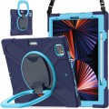 Shockproof Pancerne Etui z Paskiem do iPad Pro 12.9 2021/2020 granatowe
