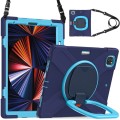 Shockproof Pancerne Etui z Paskiem do iPad Pro 12.9 2021/2020 granatowe