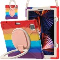 Shockproof Pancerne Etui z Paskiem do iPad Pro 12.9 2021/2020 czerwone