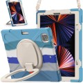 Shockproof Pancerne Etui z Paskiem do iPad Pro 12.9 2021/2020 niebieskie