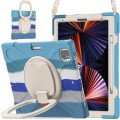 Shockproof Pancerne Etui z Paskiem do iPad Pro 12.9 2021/2020 niebieskie