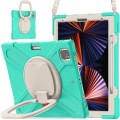 Shockproof Pancerne Etui z Paskiem do iPad Pro 12.9 2021/2020 miętowe