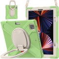 Shockproof Pancerne Etui z Paskiem do iPad Pro 12.9 2021/2020 matcha green