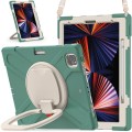 Shockproof Pancerne Etui z Paskiem do iPad Pro 12.9 2021/2020 szmaragdowe