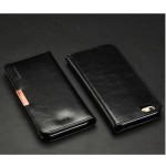 Skórzane Eleganckie Etui KLD skóra iPhone 6S 6 czarne