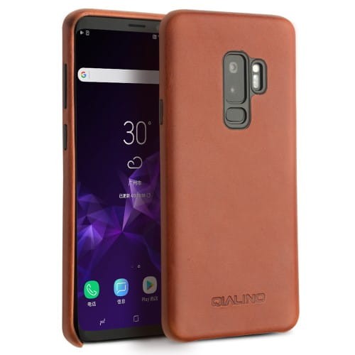 Qialino-skorzane-etui-plecki-samsung-galaxy-s9- plus-czerwone