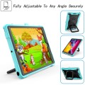 Shockproof Pancerne Etui dla Dzieci do iPad 10.2 7/8 /9 czarno-miętowe