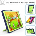 Shockproof Pancerne Etui dla Dzieci do iPad 10.2 7/8 /9 granatowo-zielone