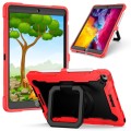 Shockproof Pancerne Etui dla Dzieci do iPad 10.2 7/8 /9 czerwono-czarne