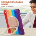 Shockproof Pancerne Etui z Paskiem do iPad 10.2 7/8/9 czerwone