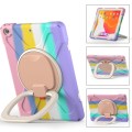 Shockproof Pancerne Etui z Paskiem do iPad 10.2 7/8/9 różowe