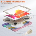 Shockproof Pancerne Etui z Paskiem do iPad 10.2 7/8/9 różowe