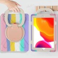 Shockproof Pancerne Etui z Paskiem do iPad 10.2 7/8/9 różowe