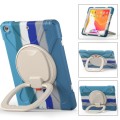 Shockproof Pancerne Etui z Paskiem do iPad 10.2 7/8/9 niebieskie
