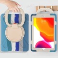 Shockproof Pancerne Etui z Paskiem do iPad 10.2 7/8/9 niebieskie