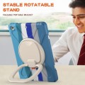 Shockproof Pancerne Etui z Paskiem do iPad 10.2 7/8/9 niebieskie