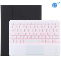 Czarne Etui Podświetlana Klawiatura Gładzik do iPad 10.2