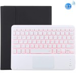 Czarne Etui Podświetlana Klawiatura Gładzik do iPad 10.2 7/8/9