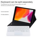 Czarne Etui Podświetlana Klawiatura Gładzik do iPad 10.2