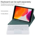 Zielone Etui Podświetlana Klawiatura Gładzik do iPad 10.2