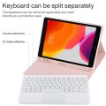 Różowe Etui Podświetlana Klawiatura Gładzik do iPad 10.2