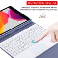 Fioletowe Etui Podświetlana Klawiatura Gładzik do iPad 10.2