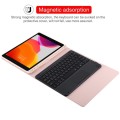 Różowe Etui Podświetlana Klawiatura Gładzik do iPad 10.2