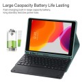 Zielone Etui Podświetlana Klawiatura Gładzik do iPad 10.2