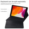 Czarne Etui Podświetlana Klawiatura Gładzik do iPad 10.2