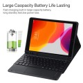 Czarne Etui Podświetlana Klawiatura Gładzik do iPad 10.2