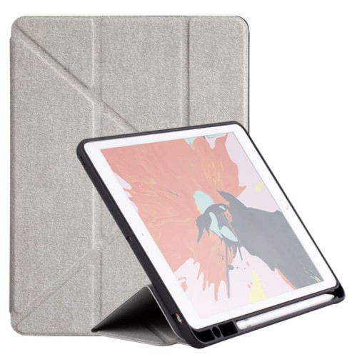 Pokrowiec Etui MOMAX Smart Cover do iPad 10.2 7/8/9 szare