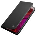 QIALINO Biznesowe Skórzane Etui do iPhone 13 Mini czarne