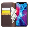 QIALINO Biznesowe Skórzane Etui do iPhone 13 Pro Max czarne