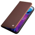 QIALINO Biznesowe Skórzane Etui do iPhone 13 Pro Max czarne