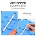 DUX DUCIS Panda Series Etui Kids do iPad 10.2 7/8/9 niebieskie