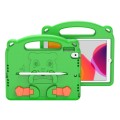 DUX DUCIS Panda Series Etui Kids do iPad 10.2 7/8/9 zielone