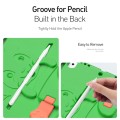 DUX DUCIS Panda Series Etui Kids do iPad 10.2 7/8/9 zielone
