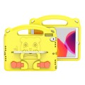 DUX DUCIS Panda Series Etui Kids do iPad 10.2 7/8/9 żółte