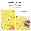 DUX DUCIS Panda Series Etui Kids do iPad 10.2 7/8/9 żółte