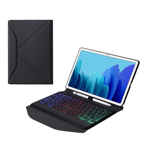 Etui Podświetlana Klawiatura do Samsung Galaxy Tab A7 10.4 czarne