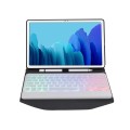 Etui Podświetlana Klawiatura do Samsung Galaxy Tab A7 10.4 czarno-białe