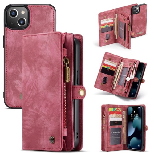 Pokrowiec Portfel CASEME do iPhone 13 Mini czerwony