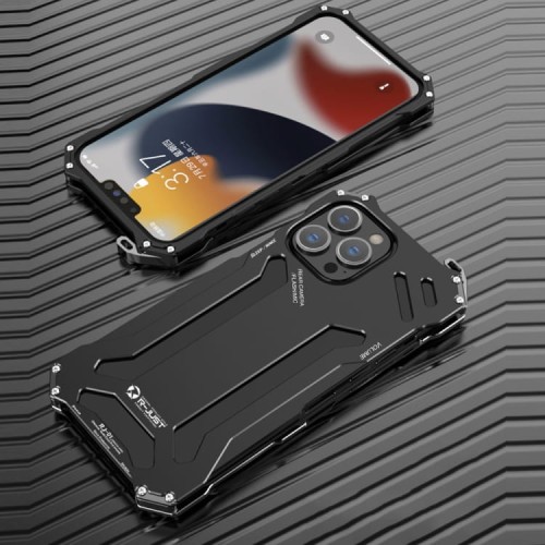 R-JUST Metalowa Obudowa do iPhone 13 Pro czarna