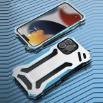 R-JUST Metalowa Obudowa do iPhone 13 Pro Max niebieska