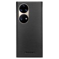 QIALINO Skórzany Pokrowiec Etui do Huawei P50 Pro czarne