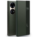 QIALINO Skórzany Pokrowiec Etui do Huawei P50 Pro zielone